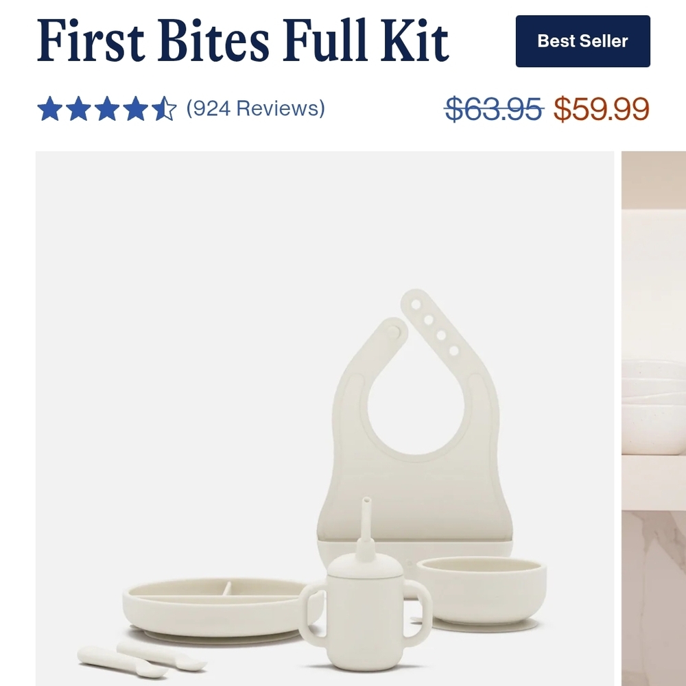 Lalo First Bites Set - Oatmeal